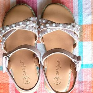 3 Pair of Girl's Sandals. Size 9. All For One Price.